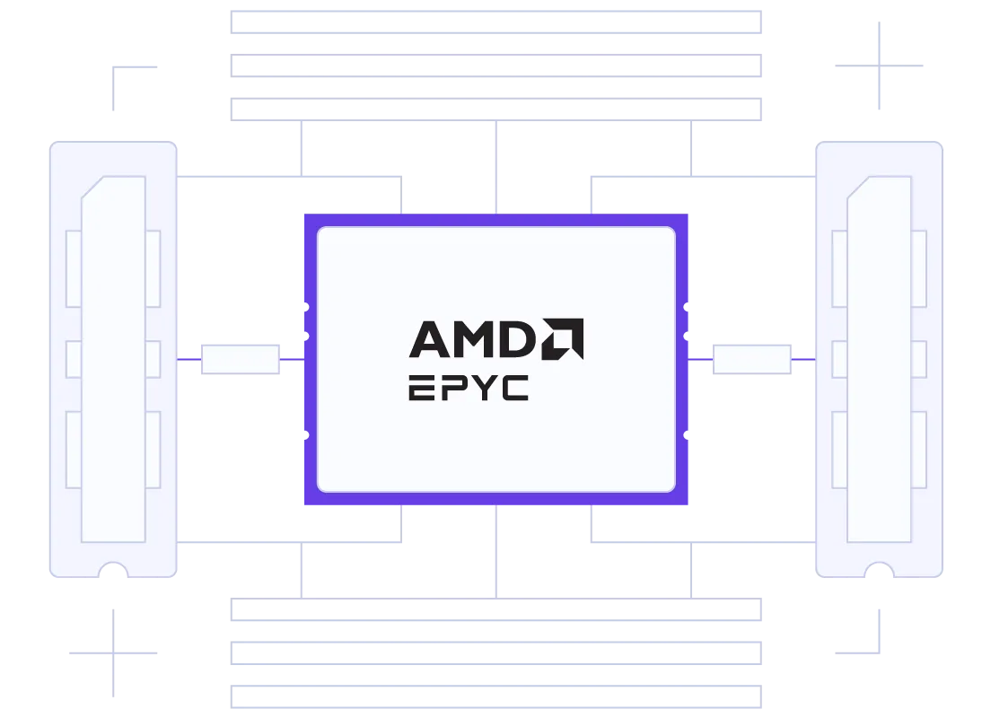 NVMe SSD úložisko a AMD EPYC procesory
